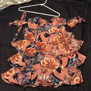 Nude For Love and Lemons Strapless Dress